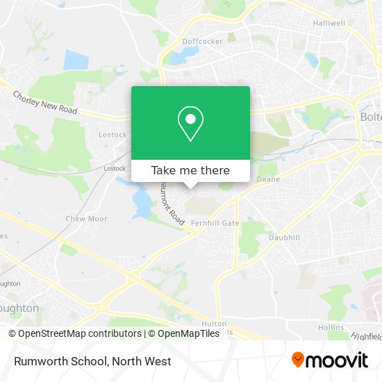 Rumworth School map