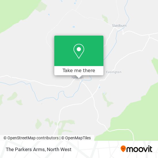 The Parkers Arms map