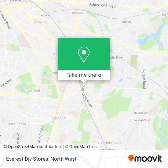 Everest Diy Stores map