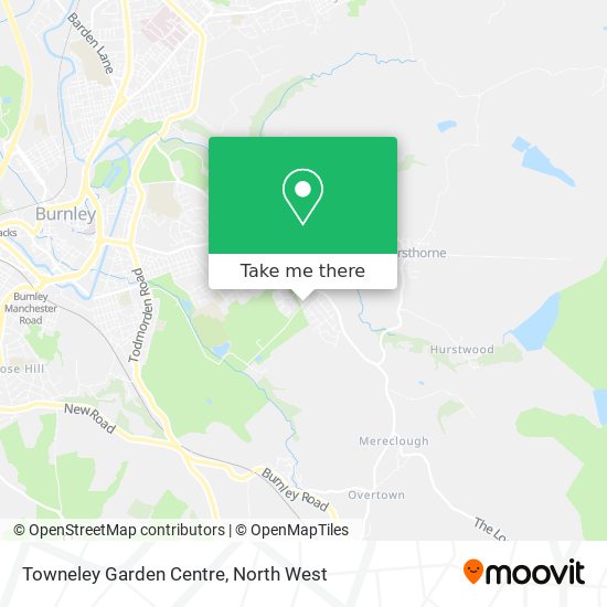 Towneley Garden Centre map