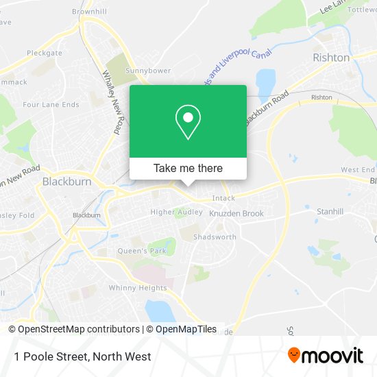 1 Poole Street map