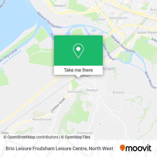 Brio Leisure Frodsham Leisure Centre map