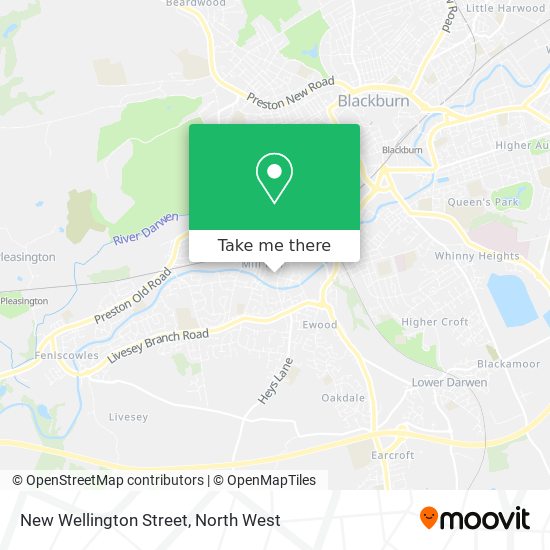 New Wellington Street map
