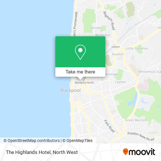 The Highlands Hotel map