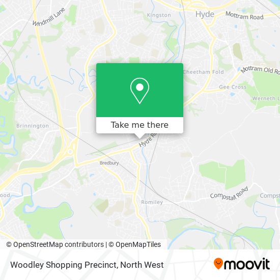 Woodley Shopping Precinct map
