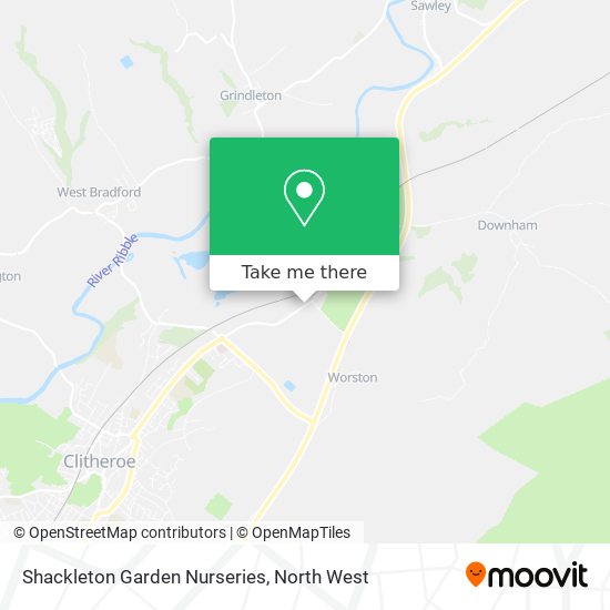 Shackleton Garden Nurseries map