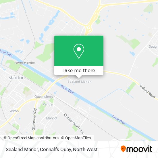 Sealand Manor, Connah's Quay map