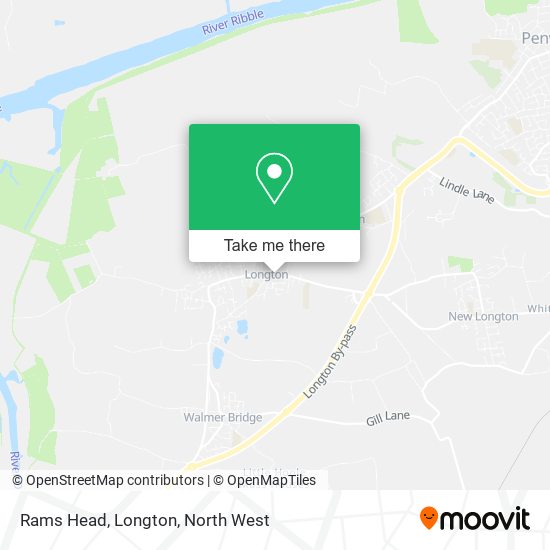 Rams Head, Longton map