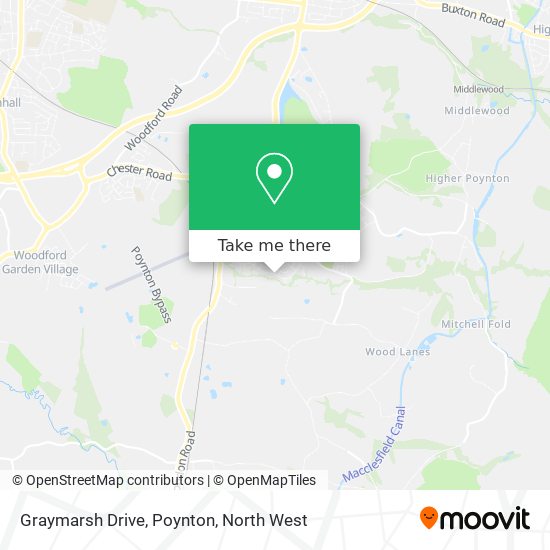 Graymarsh Drive, Poynton map