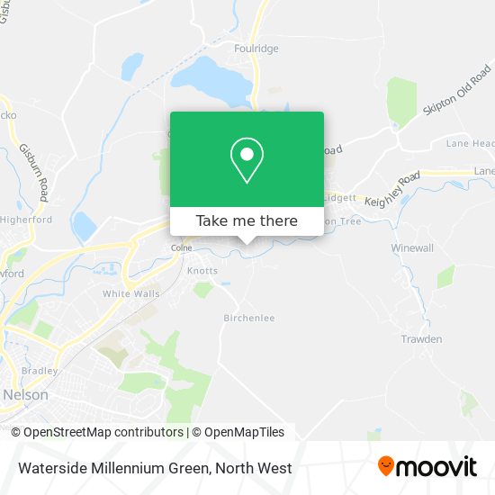 Waterside Millennium Green map