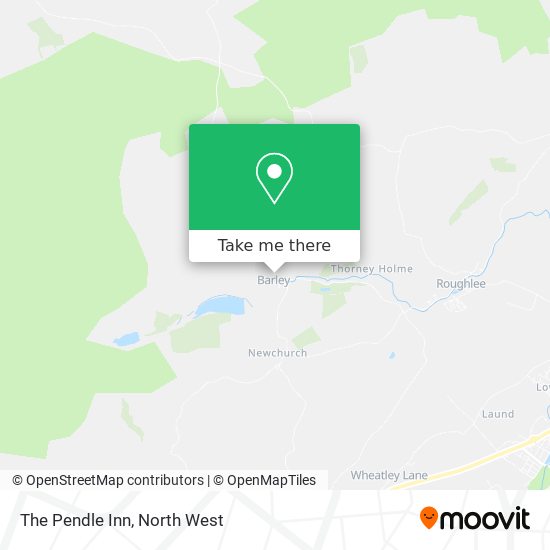 The Pendle Inn map