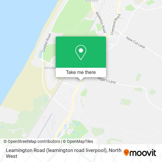 Leamington Road (leamington road liverpool) map