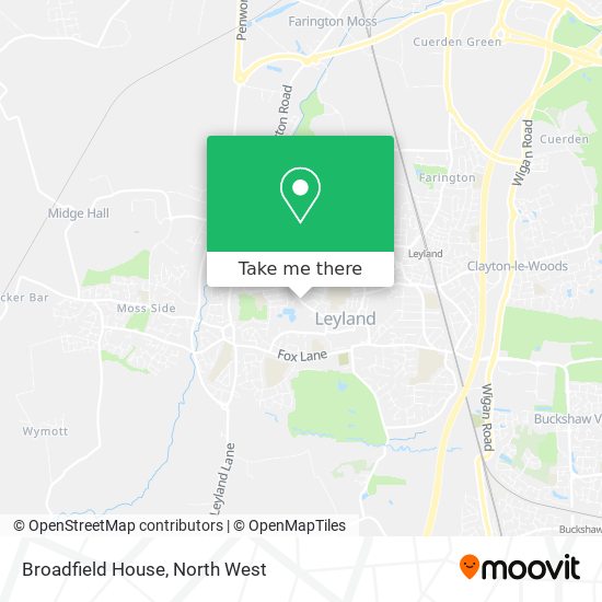 Broadfield House map