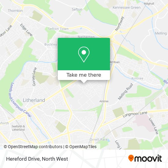 Hereford Drive map
