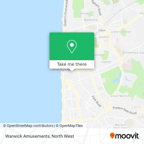 Warwick Amusements map