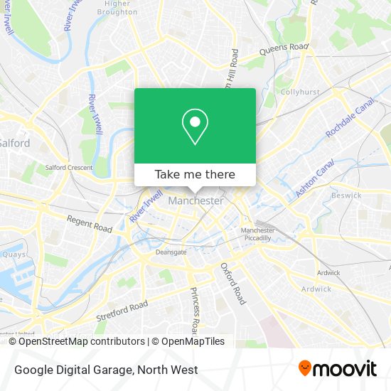 Google Digital Garage map