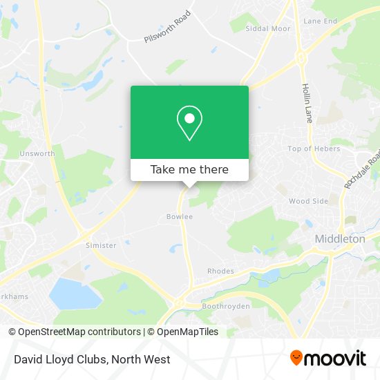 David Lloyd Clubs map