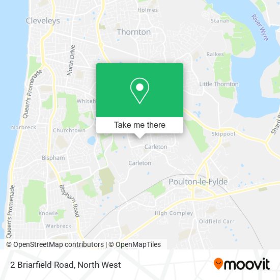 2 Briarfield Road map