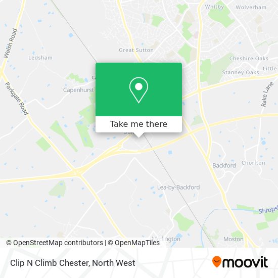 Clip N Climb Chester map