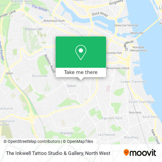 The Inkwell Tattoo Studio & Gallery map