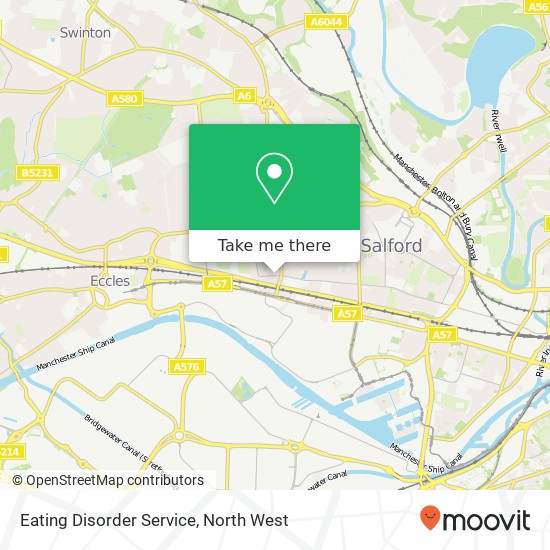 Eating Disorder Service, Lords Avenue Salford Salford M5 5HH map