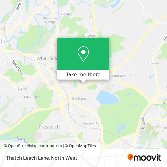 Thatch Leach Lane map