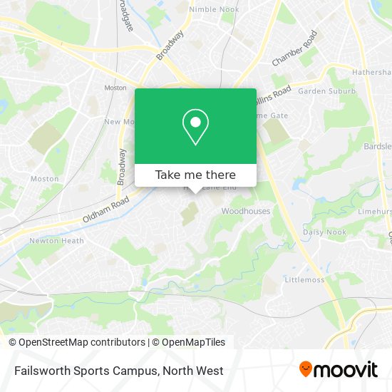 Failsworth Sports Campus map