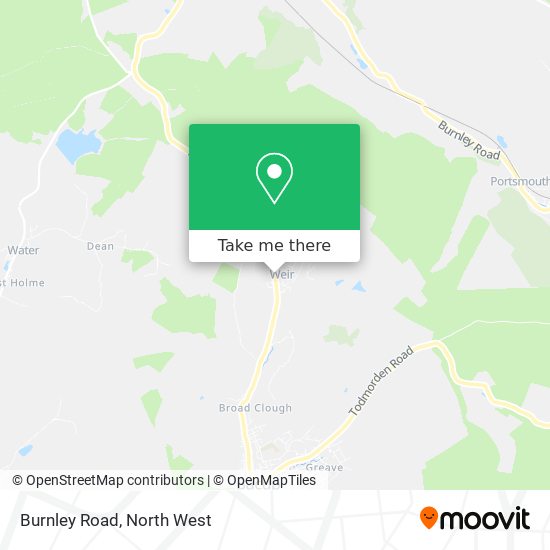 Burnley Road map