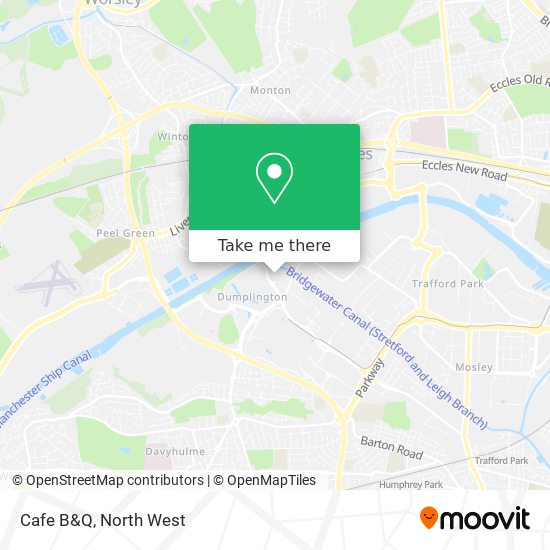 Cafe B&Q map