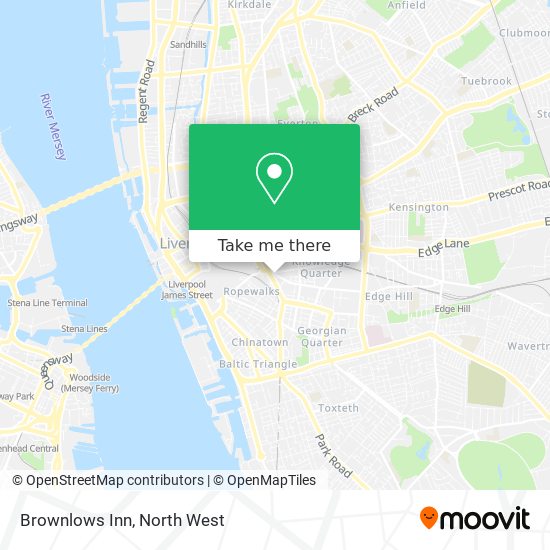 Brownlows Inn map
