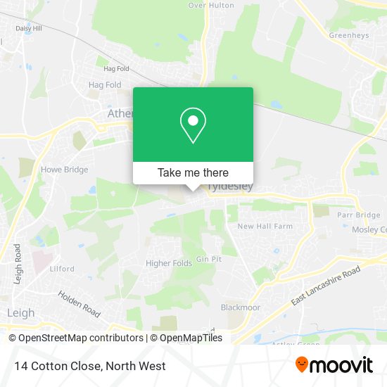 14 Cotton Close map
