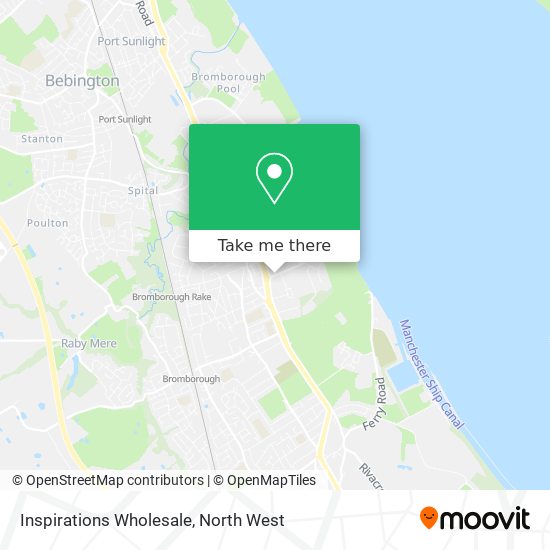 Inspirations Wholesale map