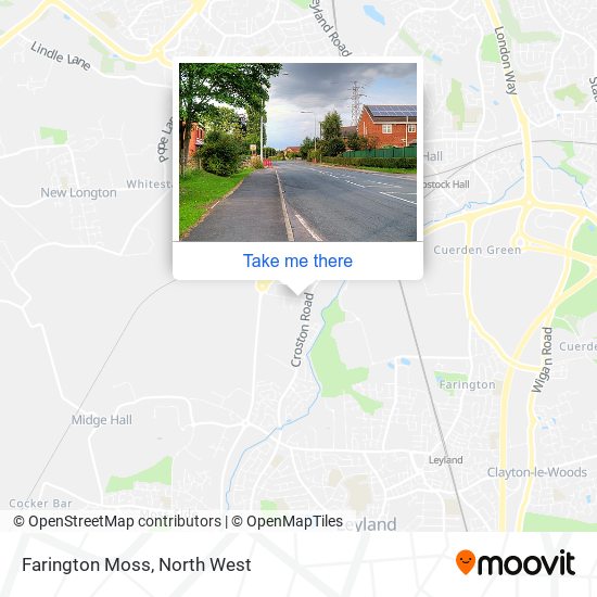 Farington Moss map
