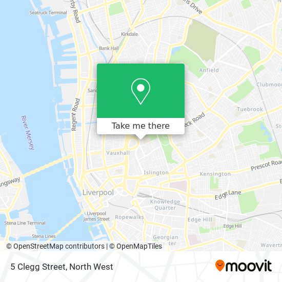 5 Clegg Street map