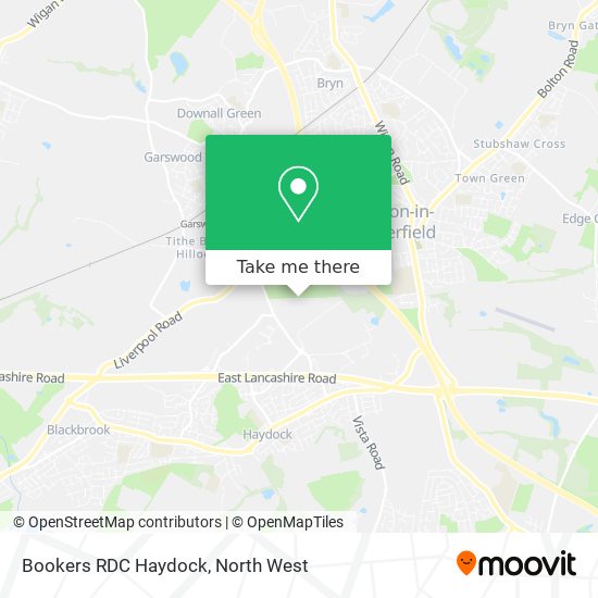 Bookers RDC Haydock map