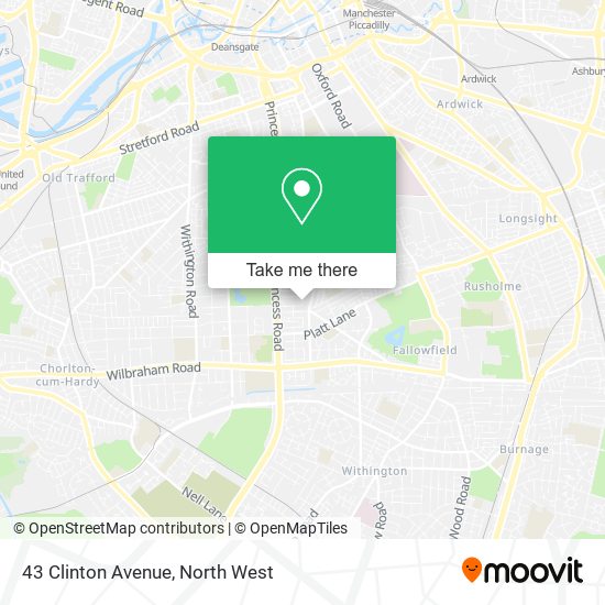 43 Clinton Avenue map