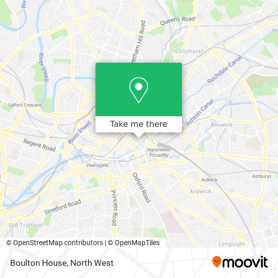 Boulton House map