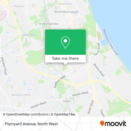Plymyard Avenue map