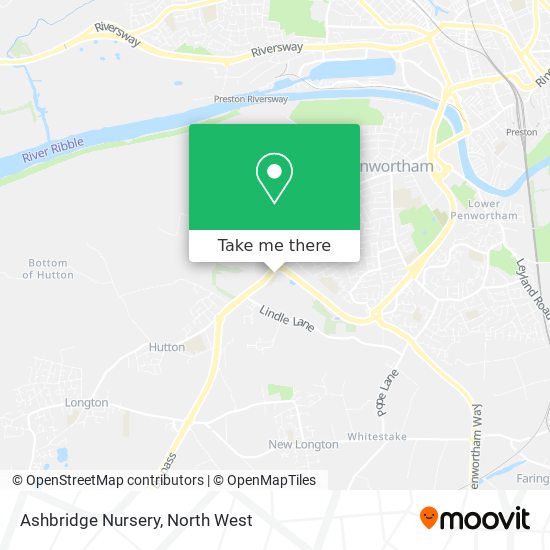Ashbridge Nursery map