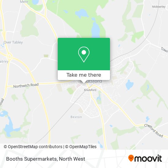 Booths Supermarkets map