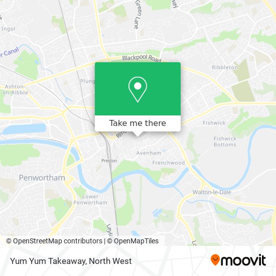 Yum Yum Takeaway map