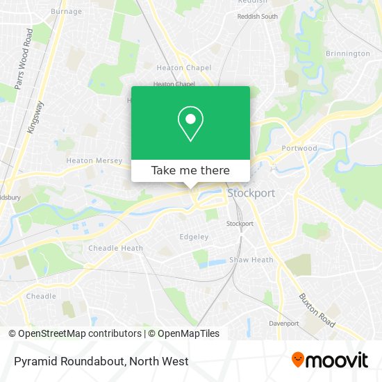 Pyramid Roundabout map
