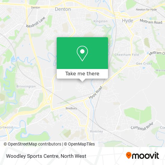 Woodley Sports Centre map