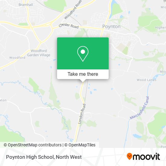 Poynton High School map