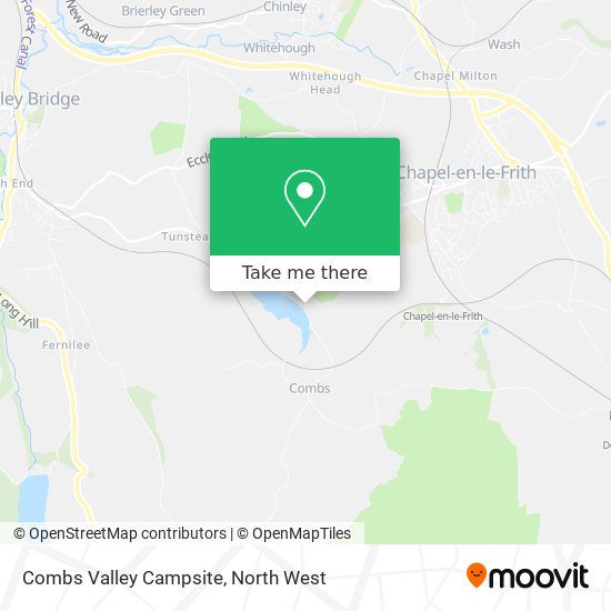 Combs Valley Campsite map