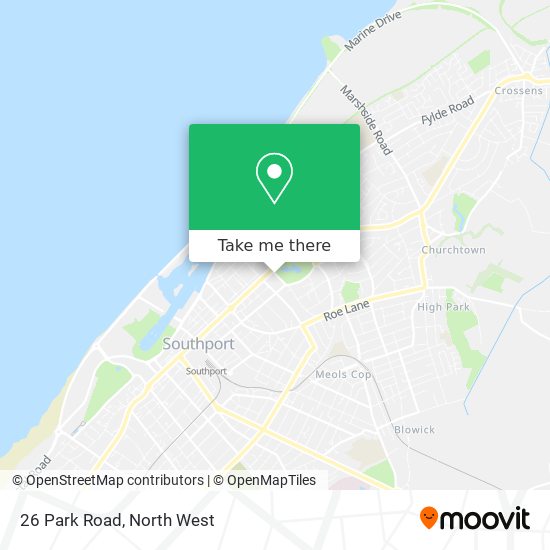 26 Park Road map