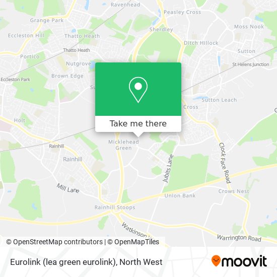 Eurolink (lea green eurolink) map