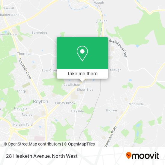 28 Hesketh Avenue map
