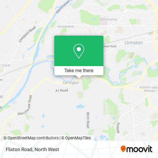Flixton Road map