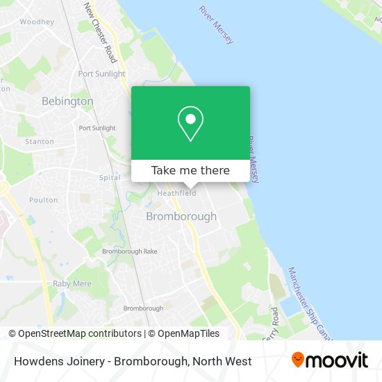 Howdens Joinery - Bromborough map